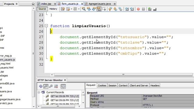 tutorial java netbeans 7.2.1 servlet y js смотреть онлайн
