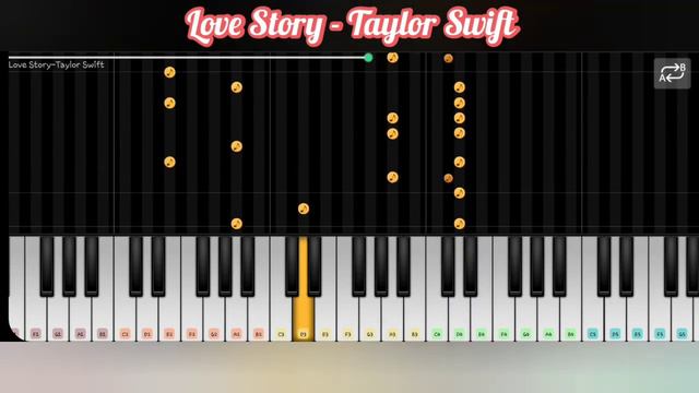 LOVE STORY PIANO TUTORIAL - TAYLOR SWIFT смотреть онлайн