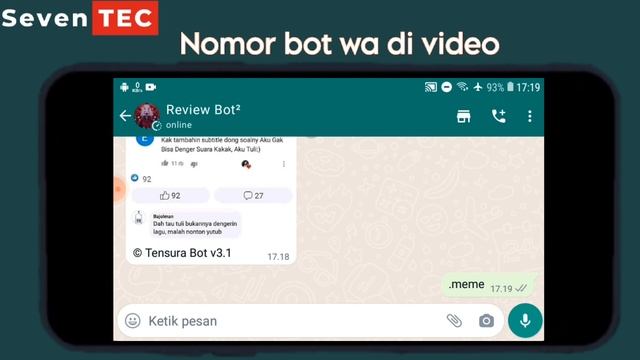 Update nomor bot whatsapp terbaru || Review bot wa nomor terbaru fitur stiker, download, game, dll смотреть онлайн