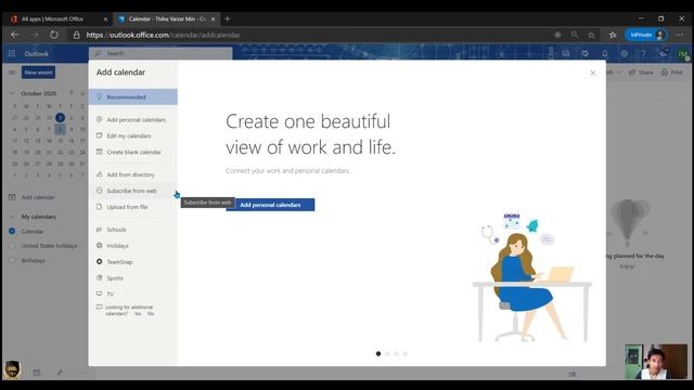 How to import ics in Outlook Calendar смотреть онлайн