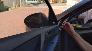 BL Mazda 3 (2009 to 2013):  How to remove and replace a wing mirror.