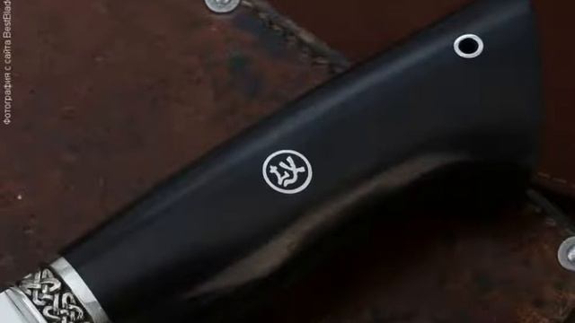 Нож Lemax Засапожный (95х18, мельхиор, граб) смотреть онлайн