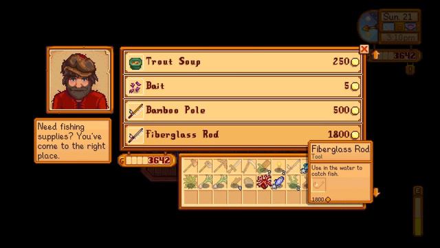 Fiberglass Pole and Bait! - Stardew Valley - Ep.18 смотреть онлайн