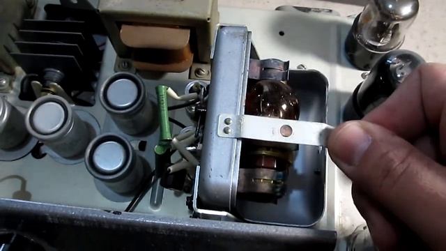 Ламповый усилитель от киноаппарата "Школьник". смотреть онлайн