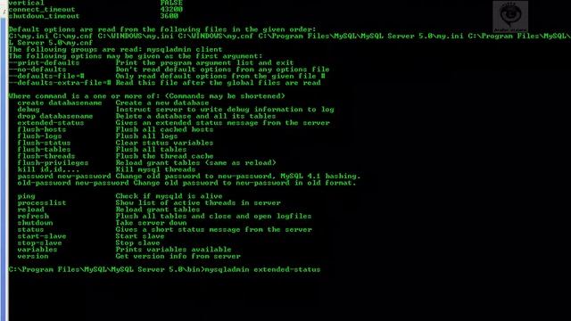 mysql 06 02 mysql utilities mysqladmin overview смотреть онлайн