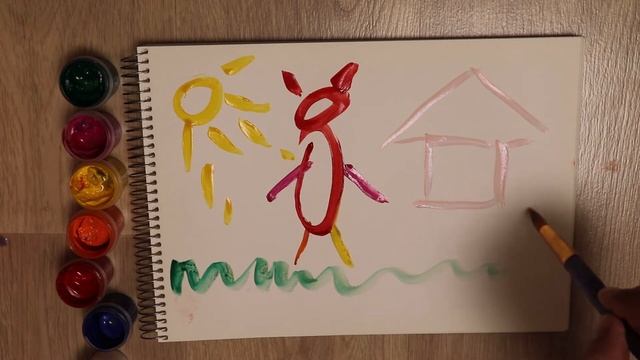 Палка, палка огуречик. Вот и вышел человечек