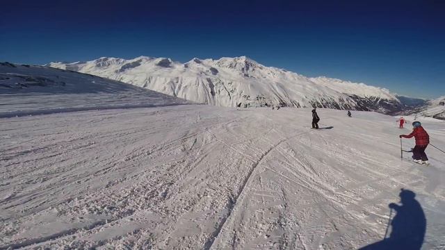 Ski Student Gets 'Wiped Out' on Austrian Piste, Instructor Goes Nuts! - GoPro смотреть онлайн
