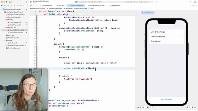 A Full Tour of NavigationStack , NavigationLink and navigationDestination - SwiftUI tutorial 2022 смотреть онлайн