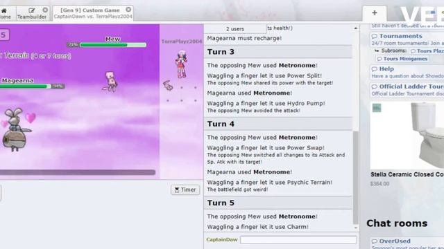 Legendary Pokemon Metronome Tournament - Top 98 - Mew Vs Magearna смотреть онлайн