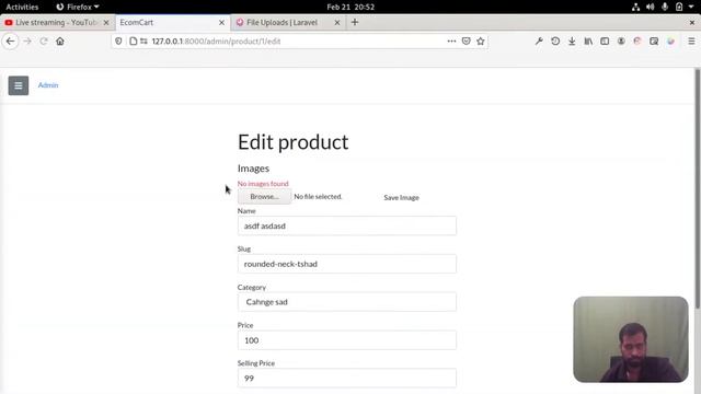 Day 7 : Product Images - Learn Ecommerce website/app Development in Laravel, MySQL, React etc смотреть онлайн