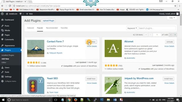 How to Install and Activate Themes and Plugins in Wordpress ENGLISH смотреть онлайн