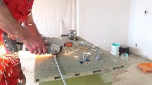 Установка инсталляции, весь процесс с коробом под плитку.