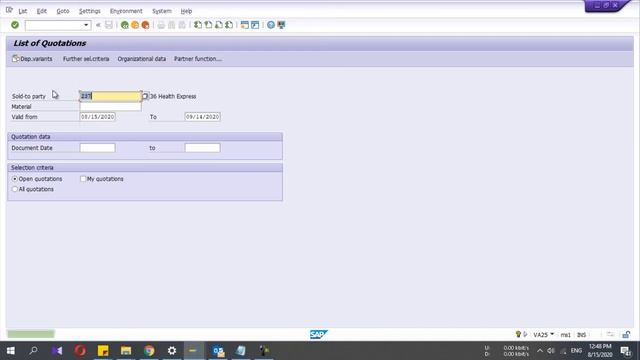 How to run Sales and distribution report in SAP SD смотреть онлайн
