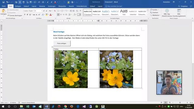 Word Template: Import Photos into a Table смотреть онлайн