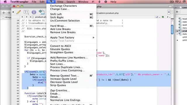 Using Text Wrangler - Advanced part 1 смотреть онлайн