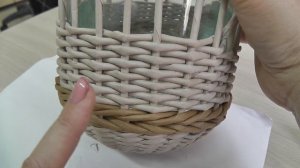 Плетение ситцем "вдогонку" двумя трубочками