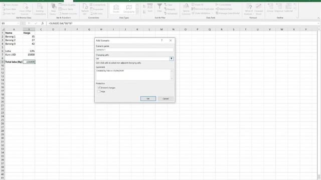 Tutorial menggunakan fitur scenario manager pada excel смотреть онлайн