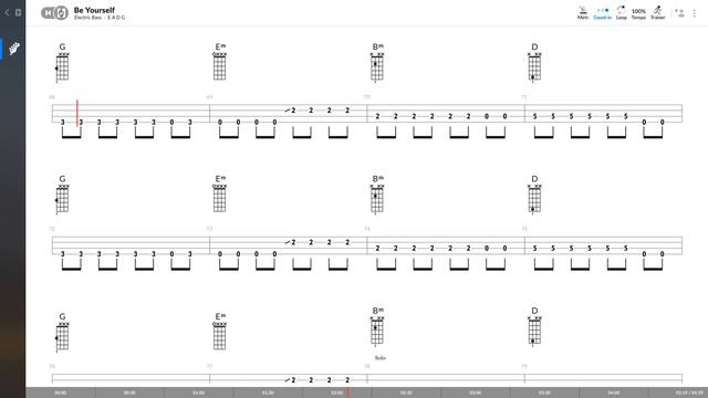 Audioslave - Be Yourself (BASS TAB PLAY ALONG) смотреть онлайн