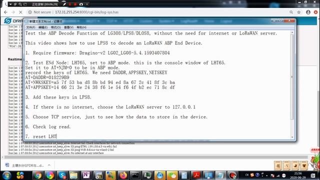 IOT Connect Communicate LoRaWAN ABP End node Without LoRaWAN server I смотреть онлайн