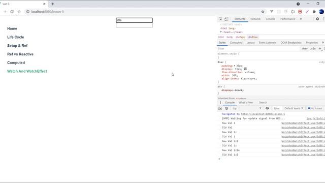 5- Vue 3 Composition API | Watch And WatchEffect смотреть онлайн