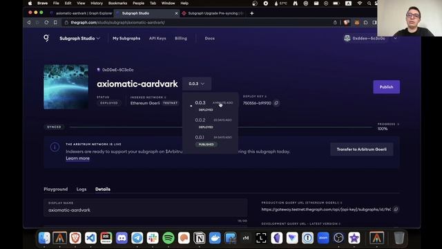 Subgraph Upgrade Pre-sync Feature Demo смотреть онлайн