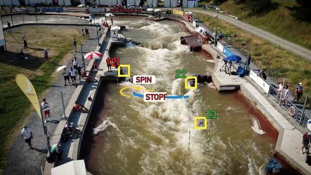 Can you read water? Canoe/Kayak Slalom athletes must to tackle the course design in Markkleeberg смотреть онлайн