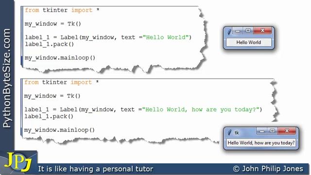 Introduction to the tkinter Label widget смотреть онлайн