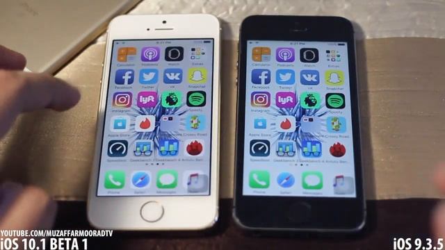 iPhone 5S - iOS 10.1 vs. iOS 9.3.5 Speed Test + Benchmark! #IOS101 #IOS935 #IPHONE #iOS10 смотреть онлайн