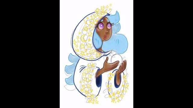 Drawing Starlight Woman - iPad Pro with Procreate смотреть онлайн
