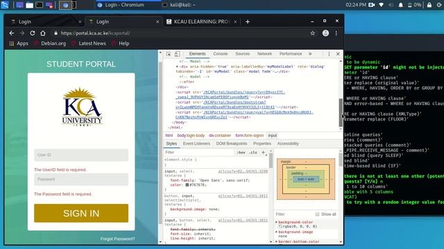 Hacking KCA University (How to Use SQL Map) смотреть онлайн