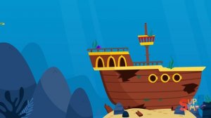 Down In The Deep Blue Sea | ft. Finny The Shark! | Super Simple Songs
