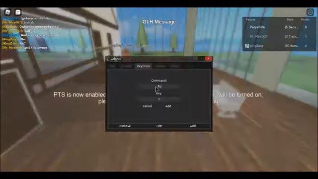 Adonis || How To Do Keybinds & Aliases In Commands As Non-admin.