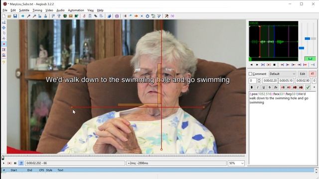 Aegisub Lesson 2 - Move and Resize Text смотреть онлайн