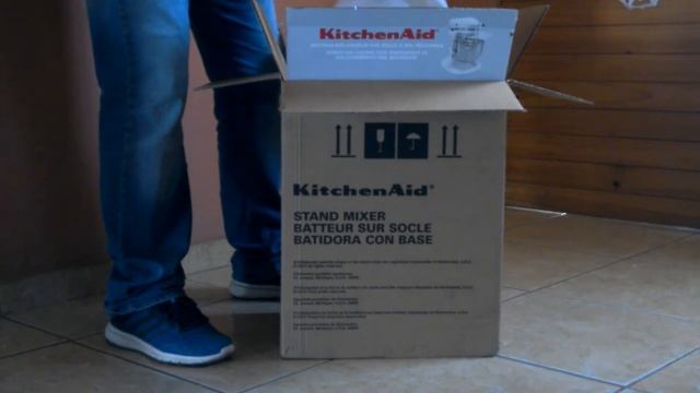 unboxing of kitchenAid heavy duty 4.8 L смотреть онлайн
