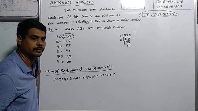 AMICABLE NUMBERS AT A GLANCE BY RAVISIR смотреть онлайн