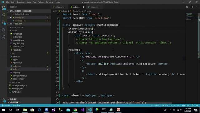 Introduction to State in React Class Components смотреть онлайн