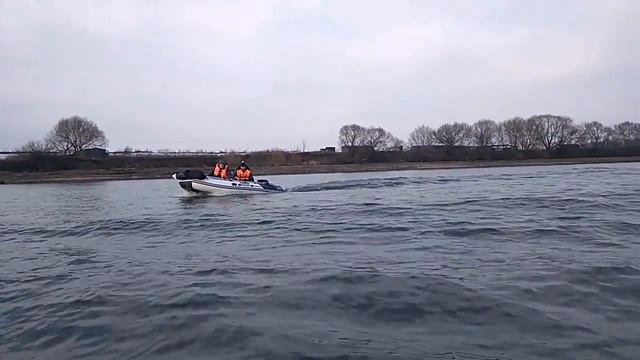 Я на лодке Шарк 255 снимаю друзей на лодке касатка с мотором Hidea 18 смотреть онлайн