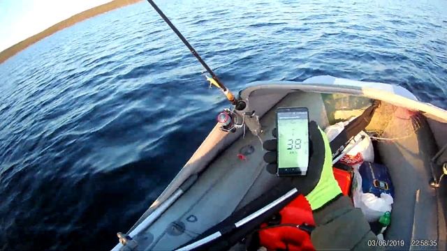 Ракета РЛ 330 и Hidea 9.9 (15) 2 т,замер скорости. Рыбалка. смотреть онлайн