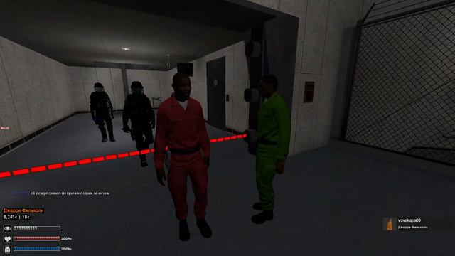 Играю в Гарис мод на сервере Scp RP Зона отчуждения за д класс Джерри Фильколн смотреть онлайн