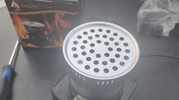 Электрическая плитка для разогрева углей AMADOR  coal stove  煤炉 ofen für Kohle कोयला स्टोव