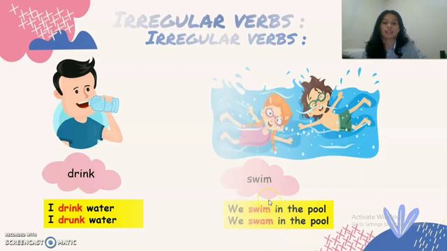 Let’s learn about “IRREGULAR VERBS”｜English educational video смотреть онлайн