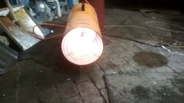 Тепловая газовая пушка , изменение давления . смотреть онлайн