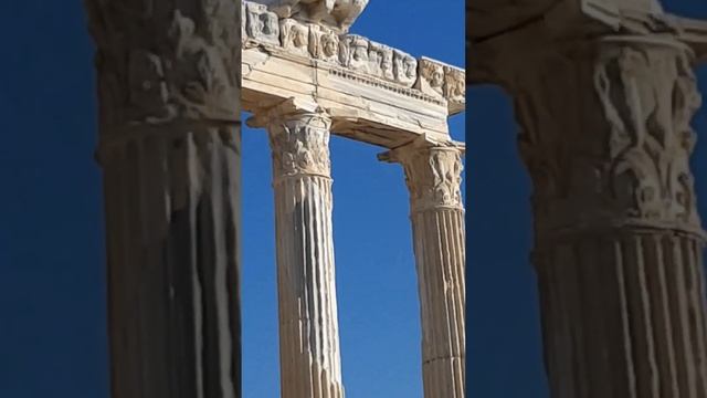 Античный Сиде на велосипеде, храм Аполлона