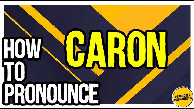 CARON PRONUNCIATION? How to Pronounce Caron CORRECTLY Paris Perfumery Name Pronunciation смотреть онлайн