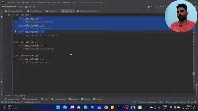 Part 66 | Abstract Class and Abstract Method | Python Malayalam Tutorial Series смотреть онлайн