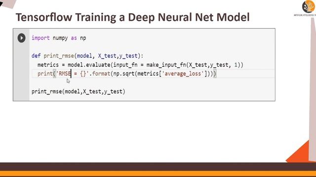 Tensorflow Train a Deep Neural Net Model - DIY#8 смотреть онлайн