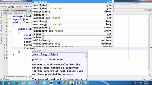 12.grabbing floating point constants as input from keyboard in java. смотреть онлайн