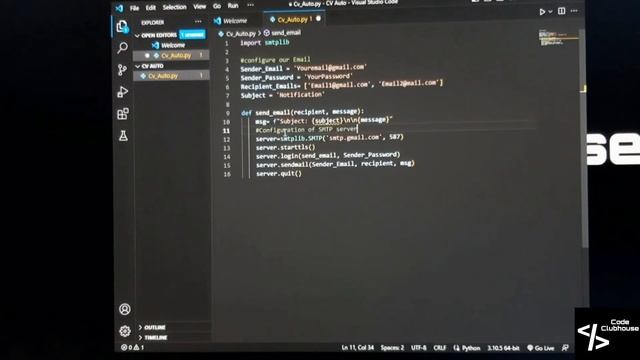 CV EMAILING AUTOMATION IN PYTHON (FT SMTP, PYINSTALLER, TASK SCHEDULER, GOOGLE DRIVE) смотреть онлайн