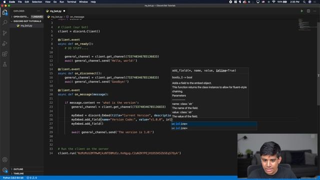 (2020) How to Code Your Own Discord Bot in Python #3 - Send Embed Messages! смотреть онлайн