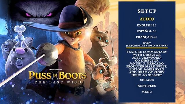 DvD/Blu-ray Walkthrough Review for Puss In Boots The Last Wish смотреть онлайн